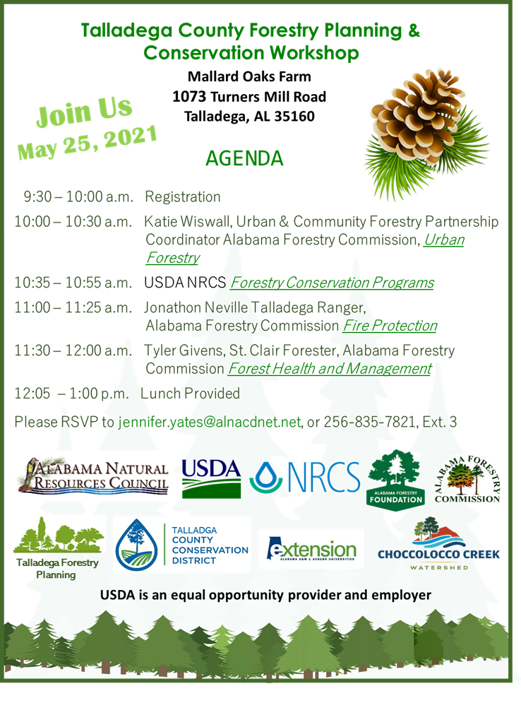 Talladega County Forestry Planning & Conservation Workshop